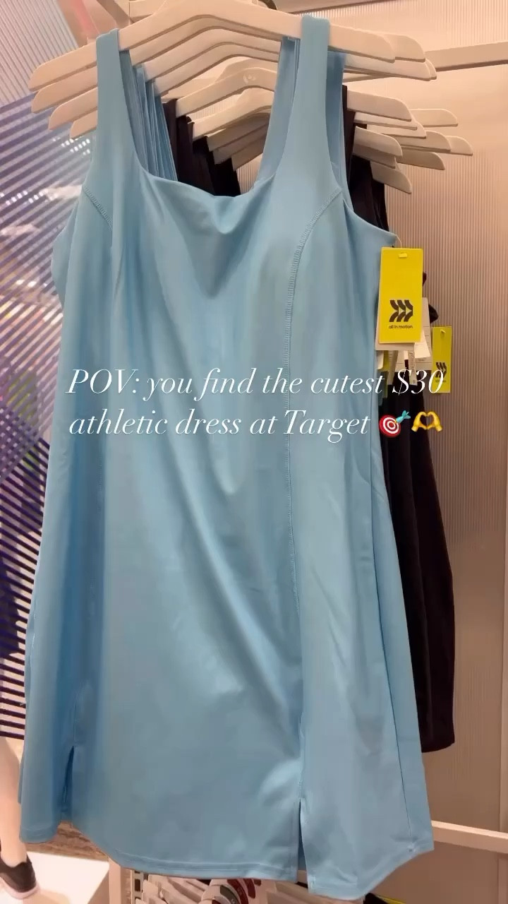 This brand new arrival is blowing my mind! Only $30 (l've spent 4X on other athletic dresses of similar quality). Fit is TTS. Built in bra and shorts with pockets #target #targetnewarrivals #targetstyle #targetfinds #allinmotion #athletic #athleticdress #athleticwear

#LTKmidsize #LTKstyletip #LTKfindsunder50