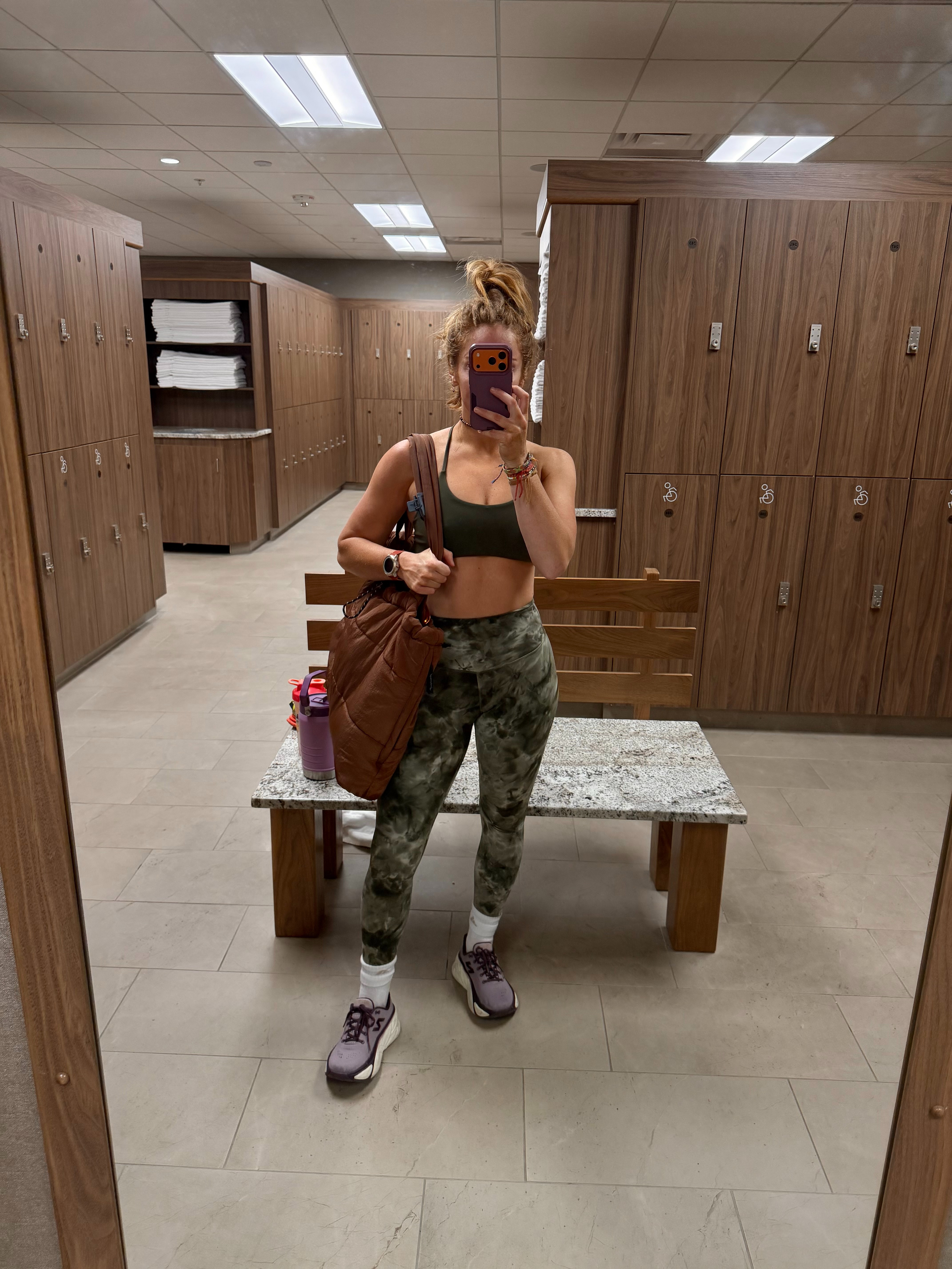 Gym days but still want a cute fit?! I’m wearing this Amazon sports bra with my camo lululemon Align leggings and it’s the perfect combo for comfort and support. Easy, flattering, and makes me feel a little more put together for a workout! 

 #LTKgrwm #LTKfitnessgoals #LTKActive