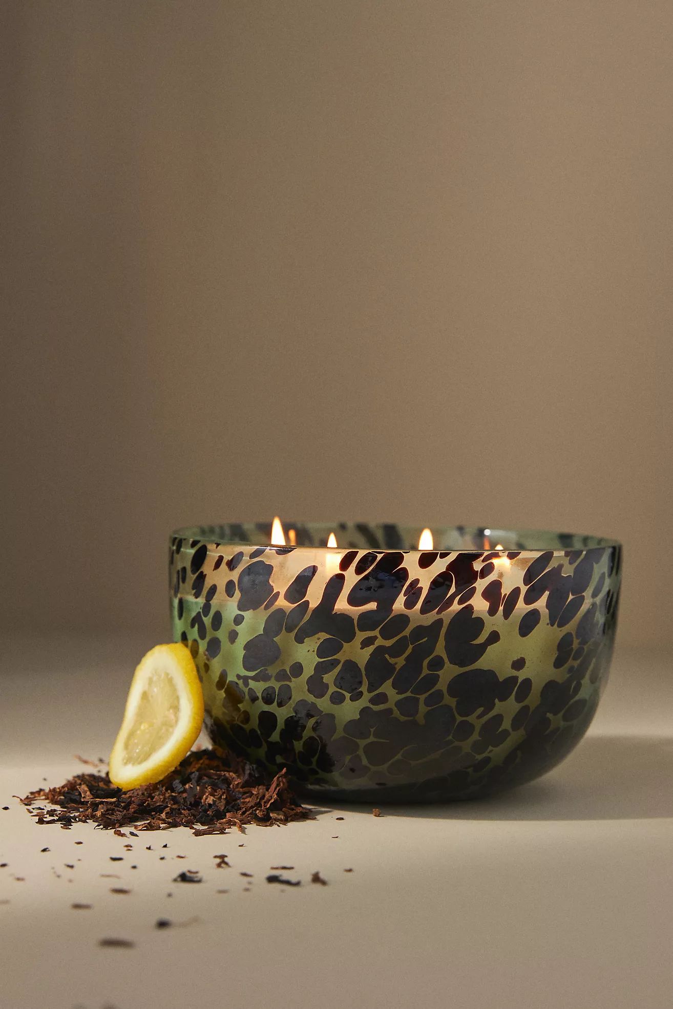 Apothecary 18 Gourmand Honey & Tobacco Glass Candle | Anthropologie (US)