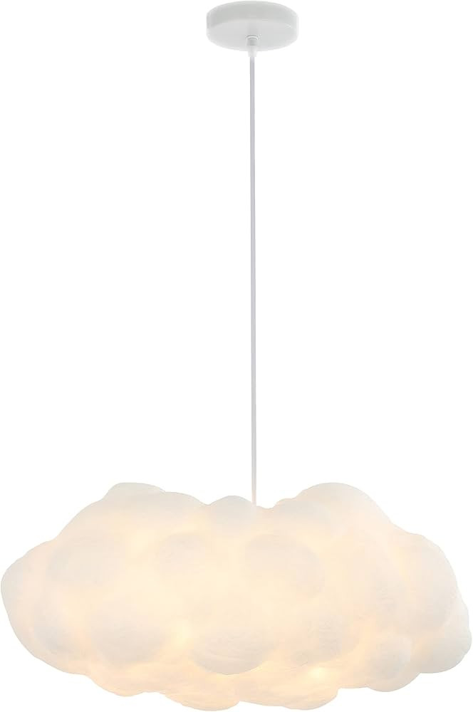 JONATHAN Y JYL9073A Zephyr 23" 2-Light Modern Contemporary Silk LED Cloud Pendant Bohemian, Minim... | Amazon (US)