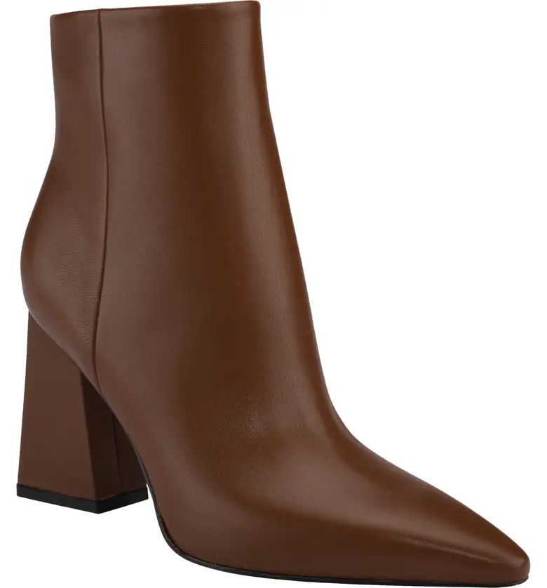 Marc Fisher LTD Kulika Leather Pointed Toe Bootie | Nordstrom | Nordstrom