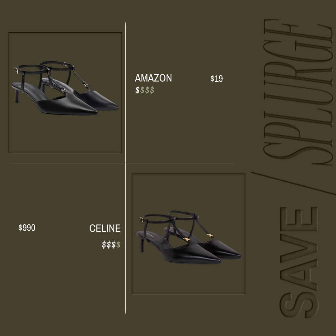 Save or splurge!!! I wear these Amazon heels all the time🤍

Kitten heals, Celine, designer, Amazon finds, black heels, date night, dinner outfit inspo, night out look, look for less

#LTKdayinmylife #LTKTravel #LTKSpringSale