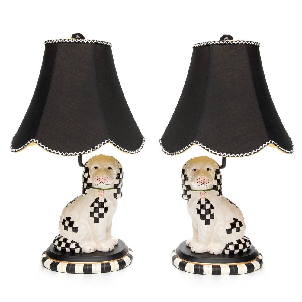 Staffordshire Dog Lamps, Set of 2 | MacKenzie-Childs