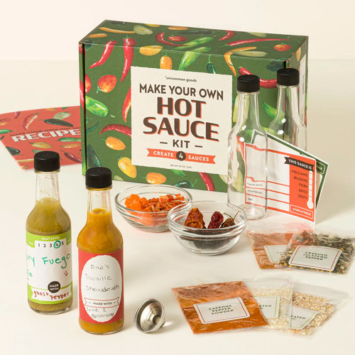 Uncommon Goods Create Your Own Hot Sauce Kit in Green /Red /White at Nordstrom | Nordstrom