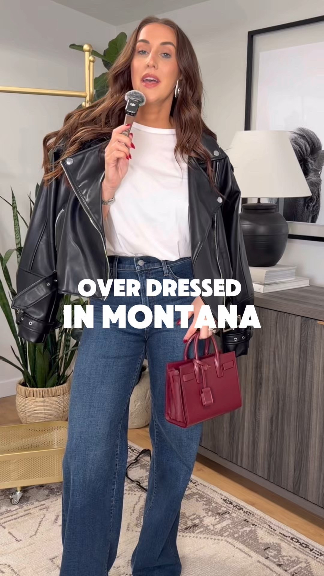 You don’t need a special occasion to show up as yourself.

A white tee, blue jeans, zebra heels, and statement earrings—just a random happy hour with my husband.

I live in Montana, and I stopped letting my zip code decide how confident I show up.

Being “overdressed” isn’t the problem.
Second-guessing yourself is.

If you’ve ever almost changed because you felt like you were doing too much—this is for you. Wear the outfit. Take up space. Let people stare.

Would you wear this where you live?

Save this for the next time you hesitate getting dressed & follow along for elevated everyday outfits you already own.
.
.
#overdressed #montana #elevatedstyle #winteroutfitideas #easyoutfit 


#LTKTall #LTKSeasonal