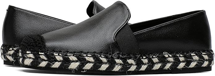 Linea Paolo - Sally - Women's Slip-On Espadrille Skimmer Flats in Tumbled Nappa or Vegan Leather | Amazon (US)