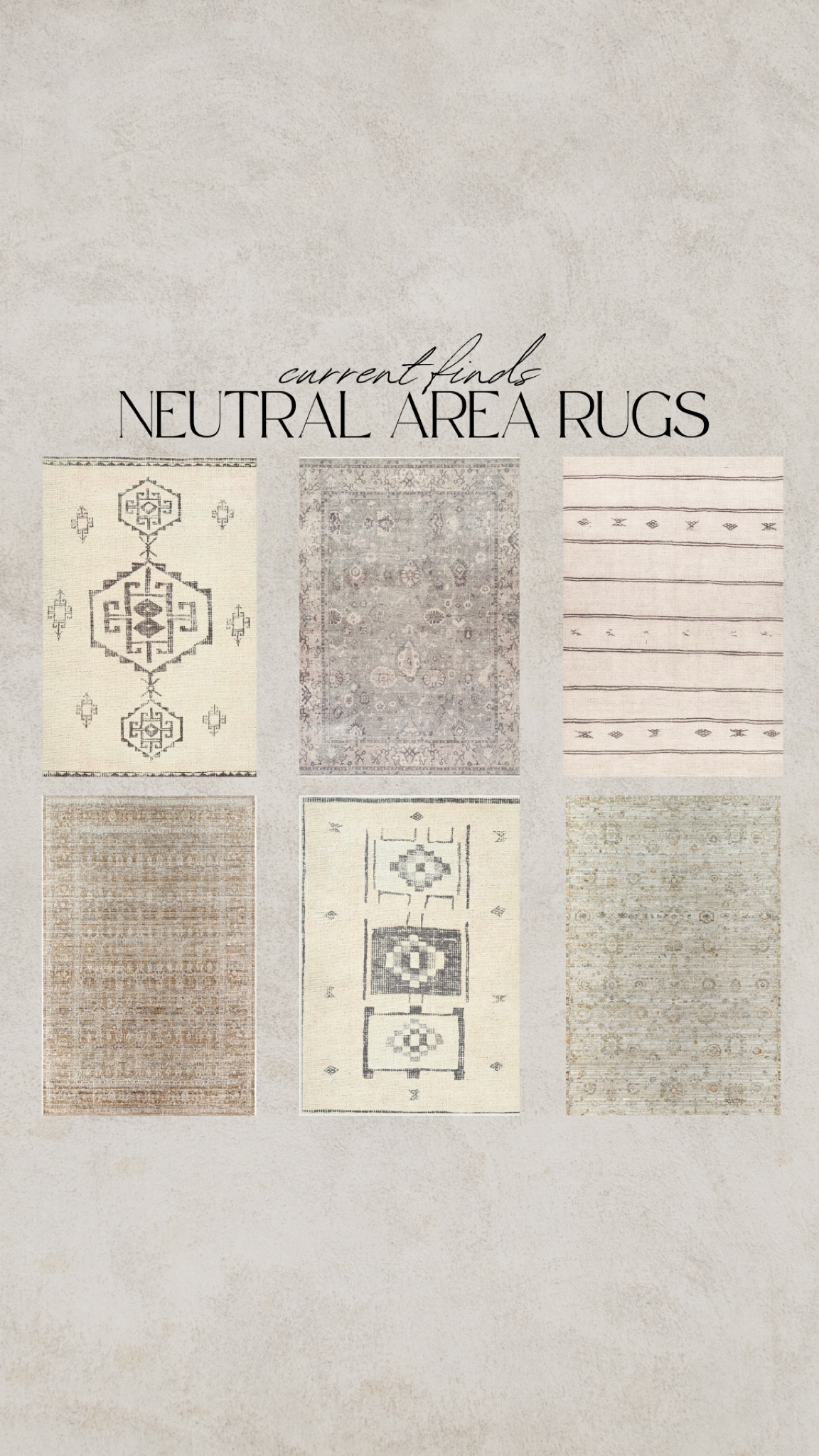 Neutral area rugs, brown rug, beige, organic modern living room, checkered rug, striped rug

#LTKSeasonal #LTKhome #LTKsalealert