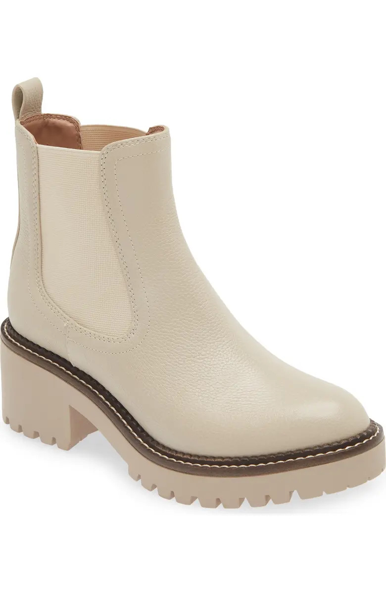 Miah Water Resistant Chelsea Lug Boot (Women) | Nordstrom