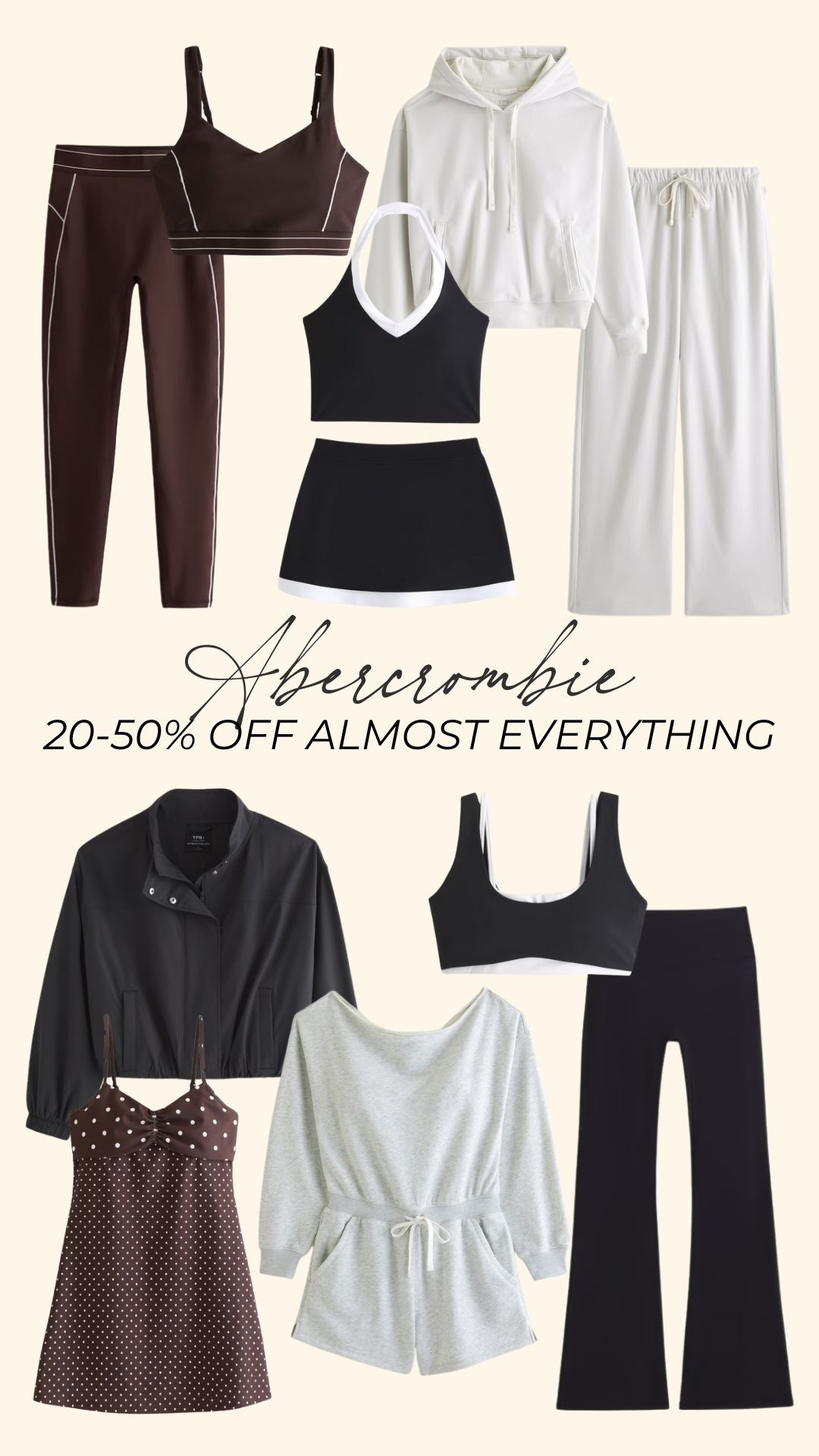 last day to get 20-50% off almost everything from abercrombie 🩶

sale alert, watchnow, new arrivals, activewear, finds under 100, casual outfit, loungewear, michele jaliene 

 

#LTKSeasonal #LTKSaleAlert #LTKFindsUnder100