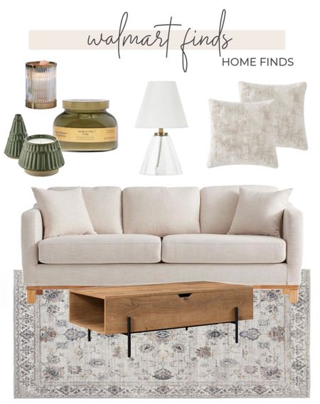 New Walmart home finds! Neutral couch, neutral printed area rug, holiday candles and more!

#walmart #walmarthome #homedecor #neutraldecor #walmartdecor 

#LTKhome #LTKunder100 #LTKSeasonal