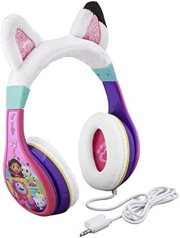 eKids Gabbys Dollhouse Headphones for Kids, Wired Headphones for School, Home or Travel, Tangle F... | Amazon (US)