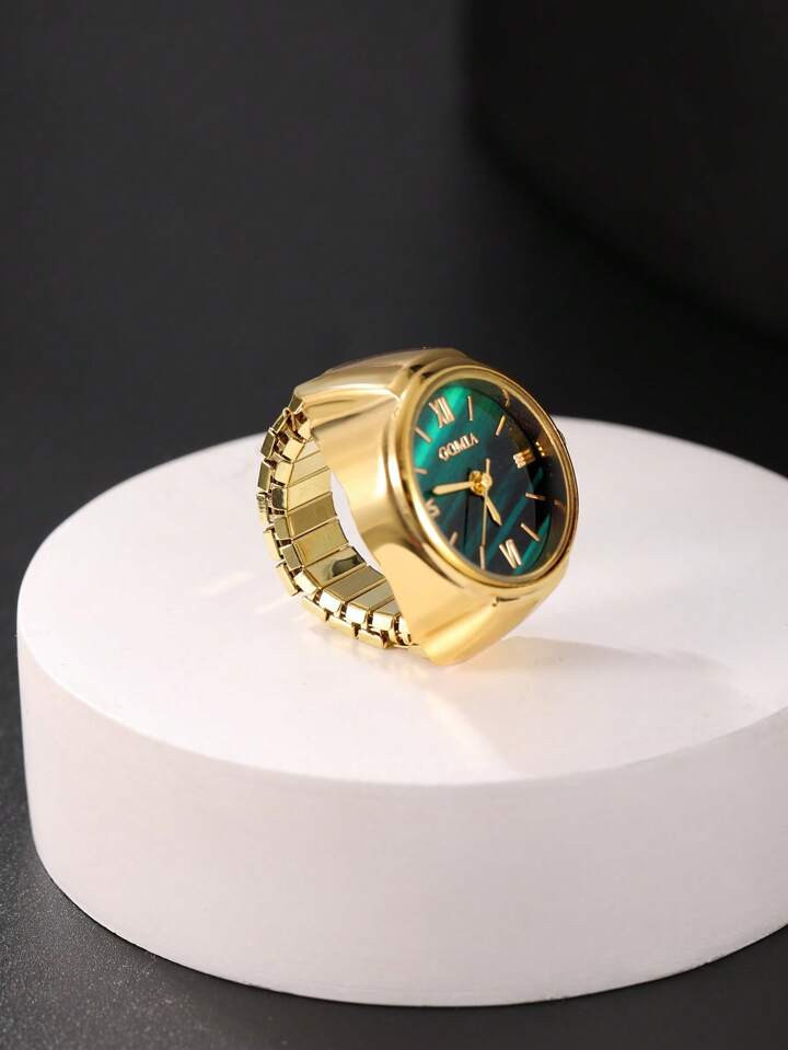 Men Watch Design Stainless Steel Ring | SHEIN