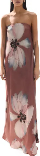 Floral Open Back Maxi Dress | Nordstrom