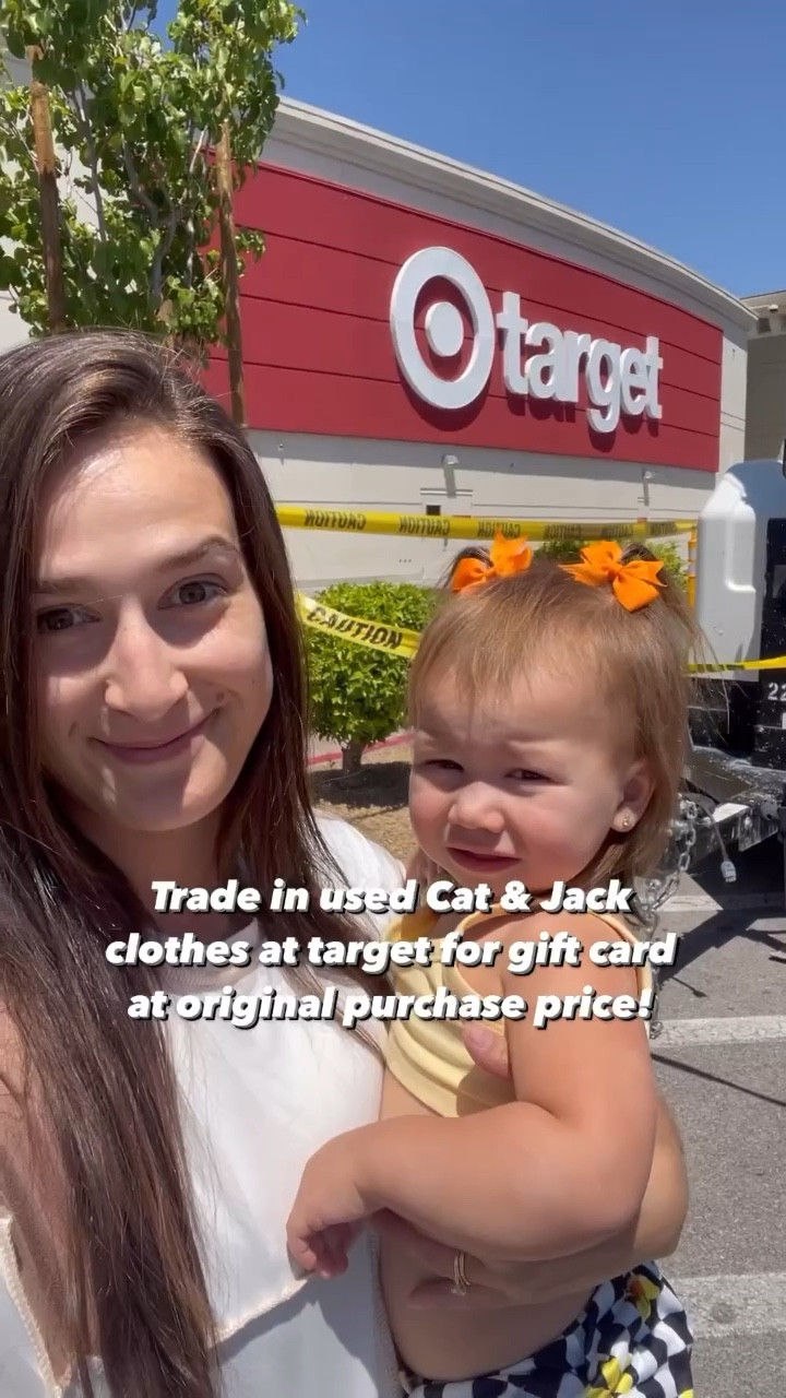 Don’t sleep on this ultimate mom hack! Target lets you return your used Cat & Jack brand kids clothes to the customer service desk for gift cards to Target that are worth what you bought the items for! We love this because kids grow so so quick. Especially when it comes to shoes. And Cat & Jack has such cute shoes to choose from! So for the most part we like to cycle through shoes for Belle. We will buy a pair of dress shoes, sandals, sneakers, and boots, and then just cycle through them within the year expiry date in the next size up over and over again. Make sure you scan your target card at the checkout though, because they will need that receipt to exchange them when you go back. 🎯 #target #momlife #momhack #targetdeals

#LTKstyletip #LTKkids #LTKBacktoSchool