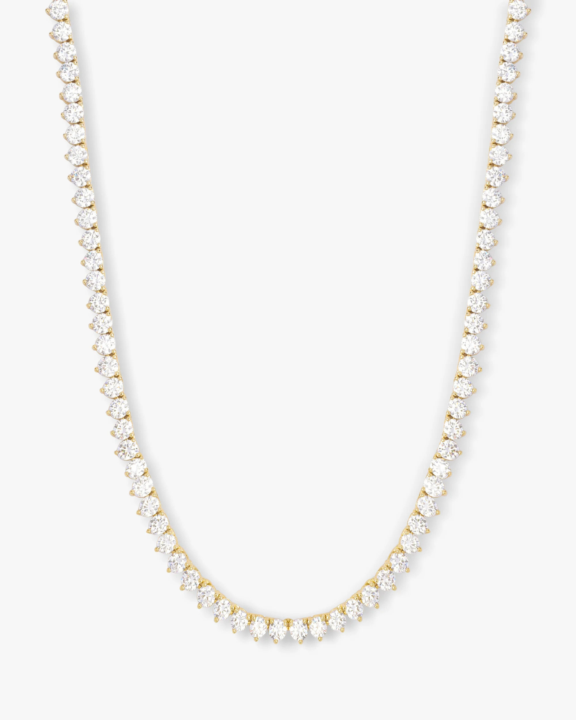 Mama Not Your Basic Tennis Necklace 16" | Melinda Maria