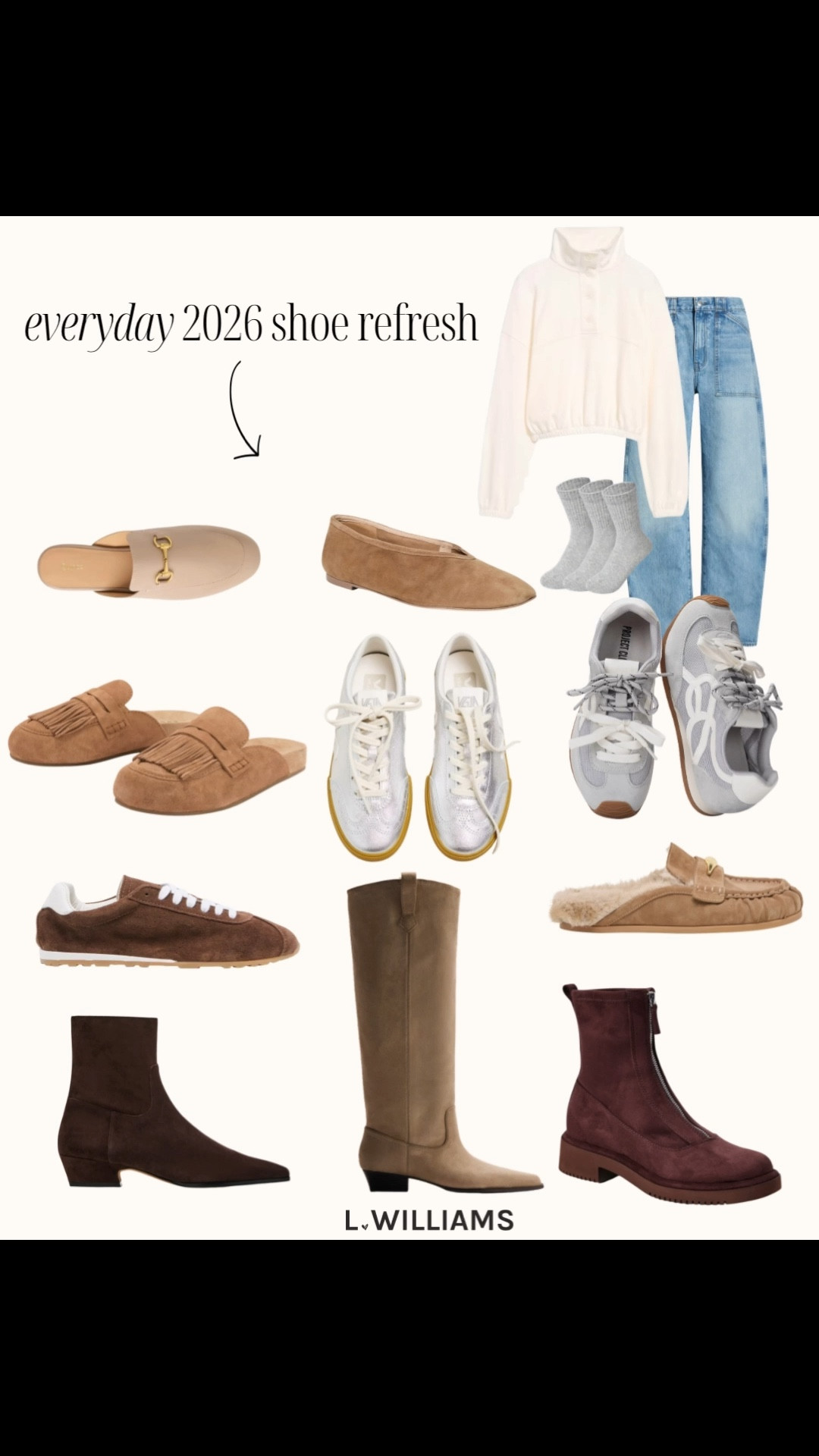 Great refresh shoes for everyday looks! 