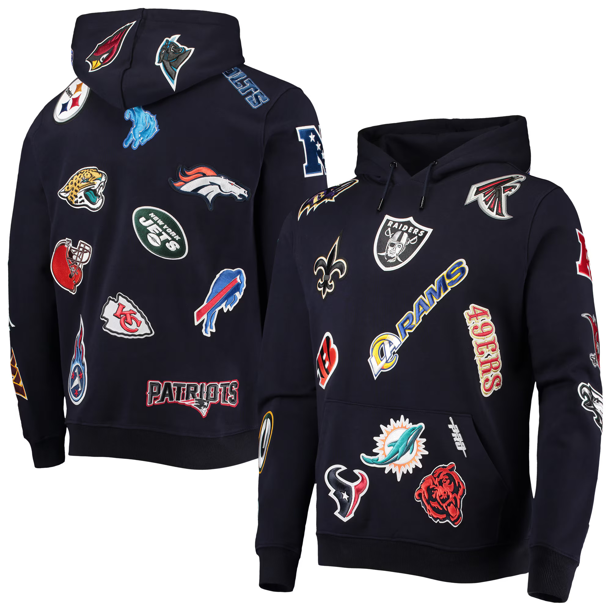 Men's Pro Standard Navy NFL Pro League Pullover Hoodie | NFL Shop