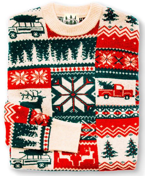 The Christmas Patchwork Sweater | Kiel James Patrick