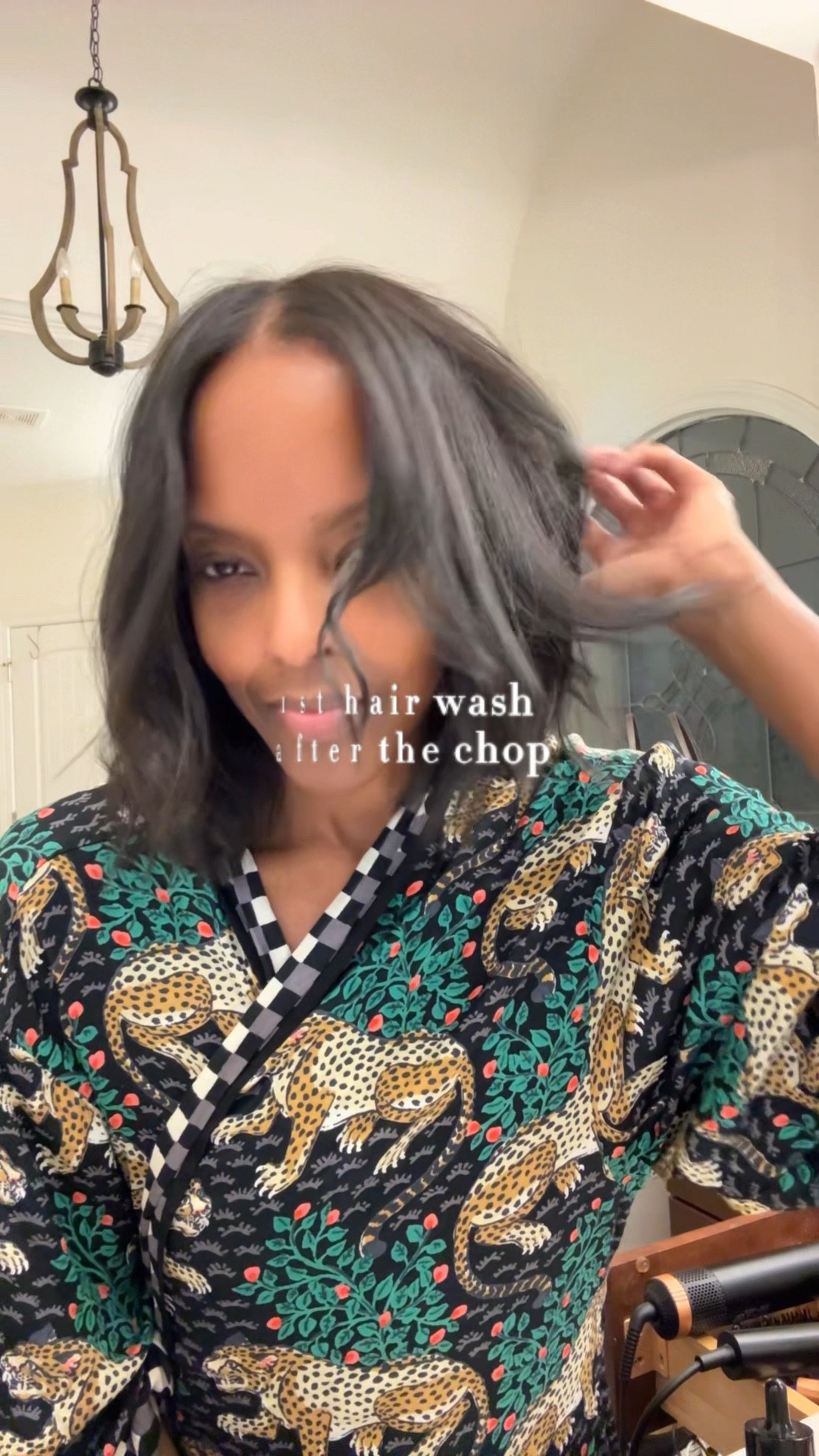 My first time washing my #LOB after the chop! I think I love it even more! The air wrap curler is perfect and listed in my LTK in the bio.

#bob #bobhaircut #airwrap #hairtok 
@Printfresh @OAKANDLUNA 

#LTKBeauty #LTKdayinmylife #LTKgrwm