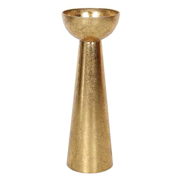 Gold Metal Candle Holder, 13" | At Home