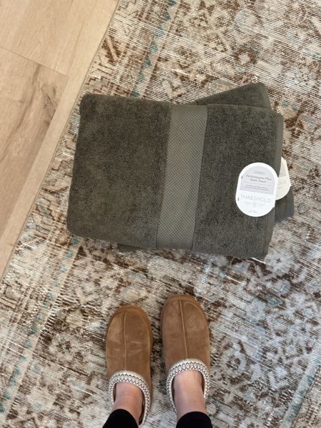 Our olive oversized bath sheets are under $10!! Lowest price I’ve seen them! We’ve had them since January and they wash up really well. They also have a loop for hanging  

#LTKsalealert #LTKhome #LTKfindsunder50