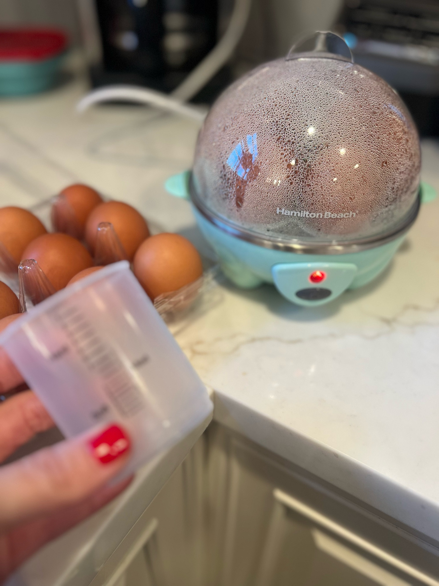2 of my 4 kids love hard boiled eggs and this little egg cooker makes them so fast with one touch cooking! 

#LTKFamily #LTKFindsUnder50 #LTKHome