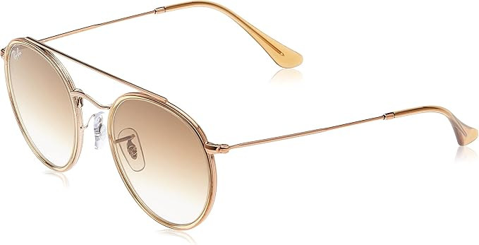 Ray-Ban Rb3647n Double Bridge Round Sunglasses | Amazon (US)