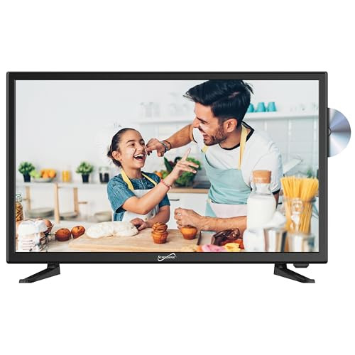 Supersonic SC-2412 24-Inch HDTV & Monitor with Built-in DVD Player, 1080p,Vibrant Colors, HDMI/USB/AC Ports, TV-to-PC Transition, and AC/DC Compatibility | Amazon (US)