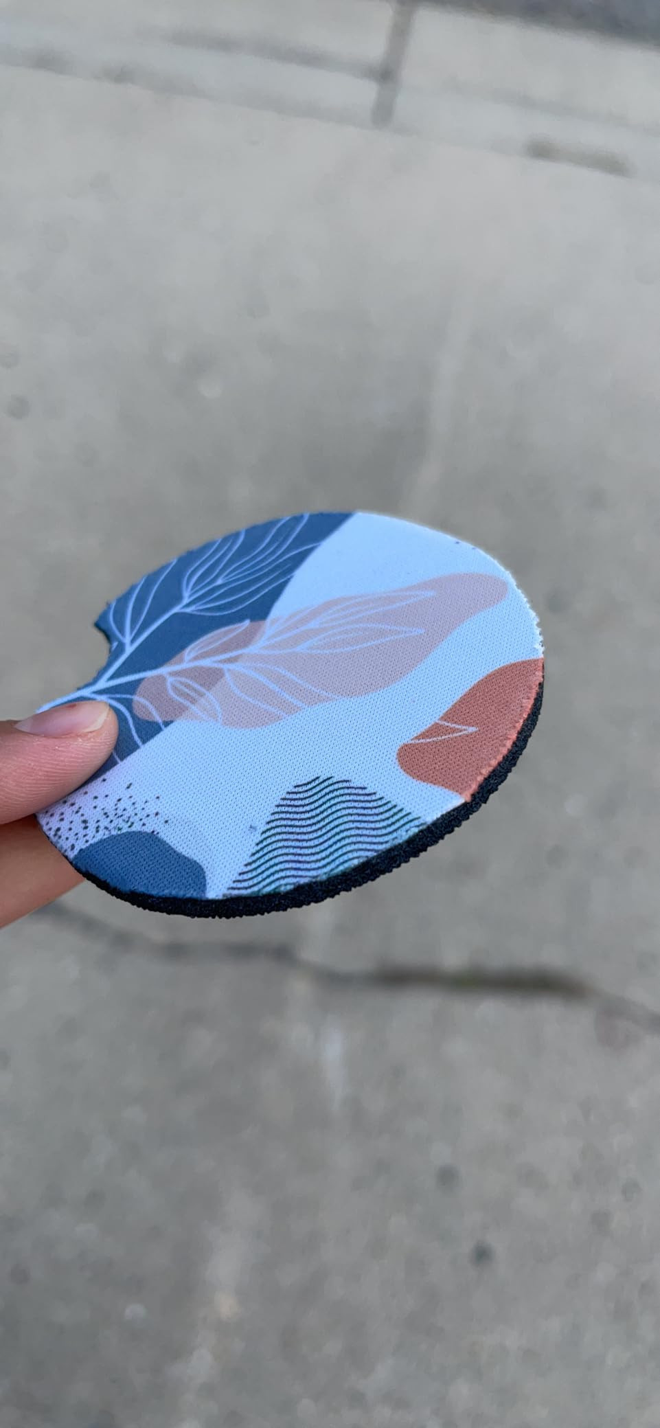 Rubber Car Cup Holder Coasters, 2 Pack Universal Auto Anti Slip Insert Coaster with A Finger Notc... | Amazon (US)