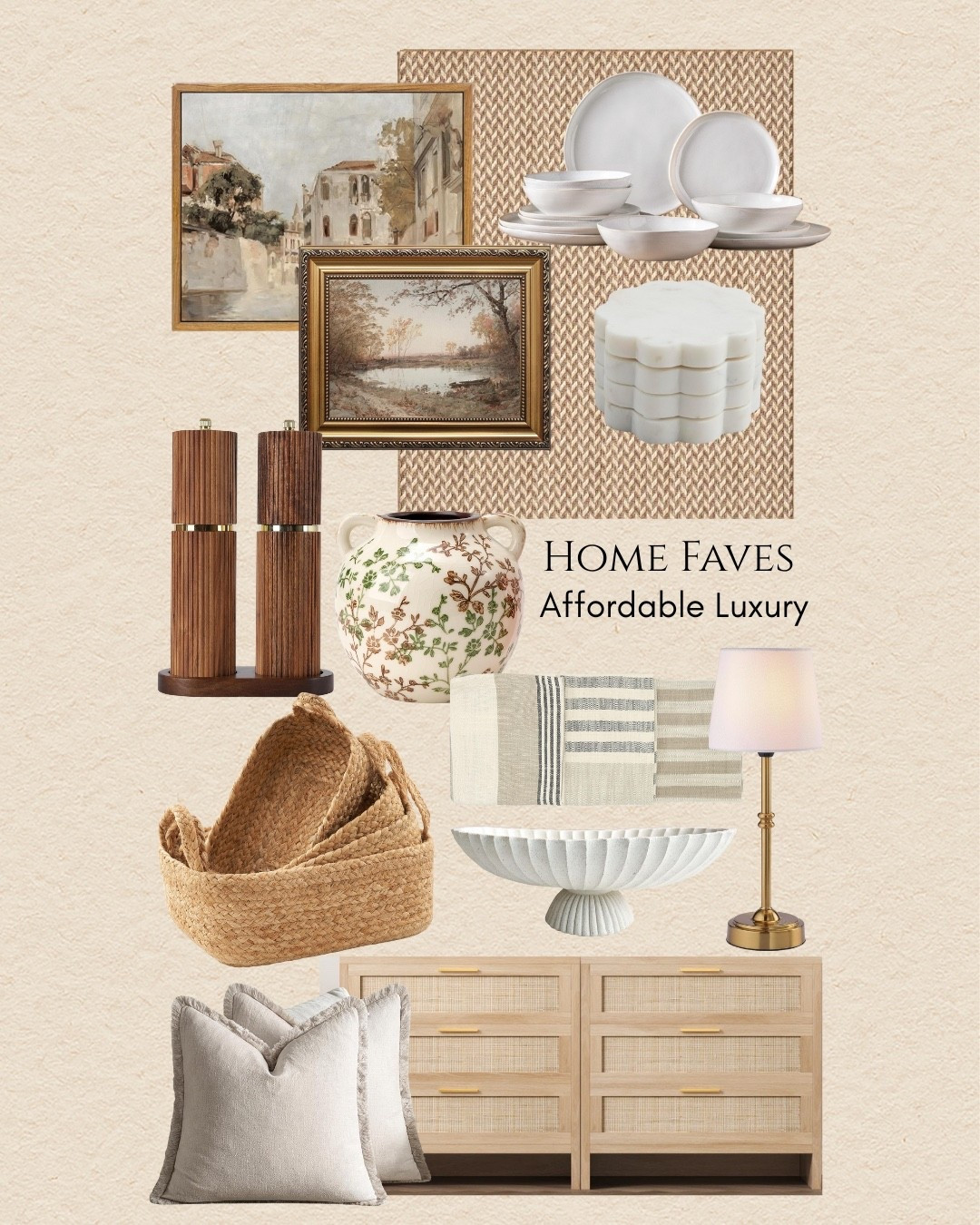 Home Faves Affordable Luxury! 

So many great finds at affordable prices. It’s a great way to refresh your home for the new year without breaking the budget! 

#LTKHome
