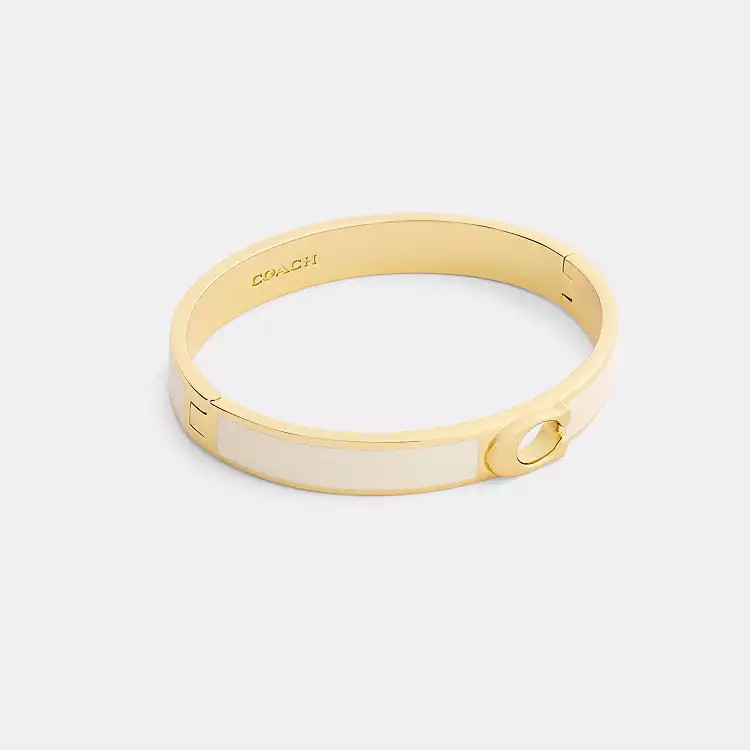 C Hinged Bangle | Coach (US)