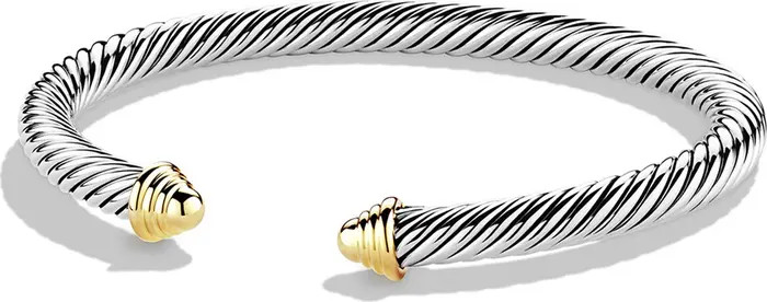 David Yurman Cable Classics Bracelet with 14K Gold, 5mm | Nordstrom | Nordstrom