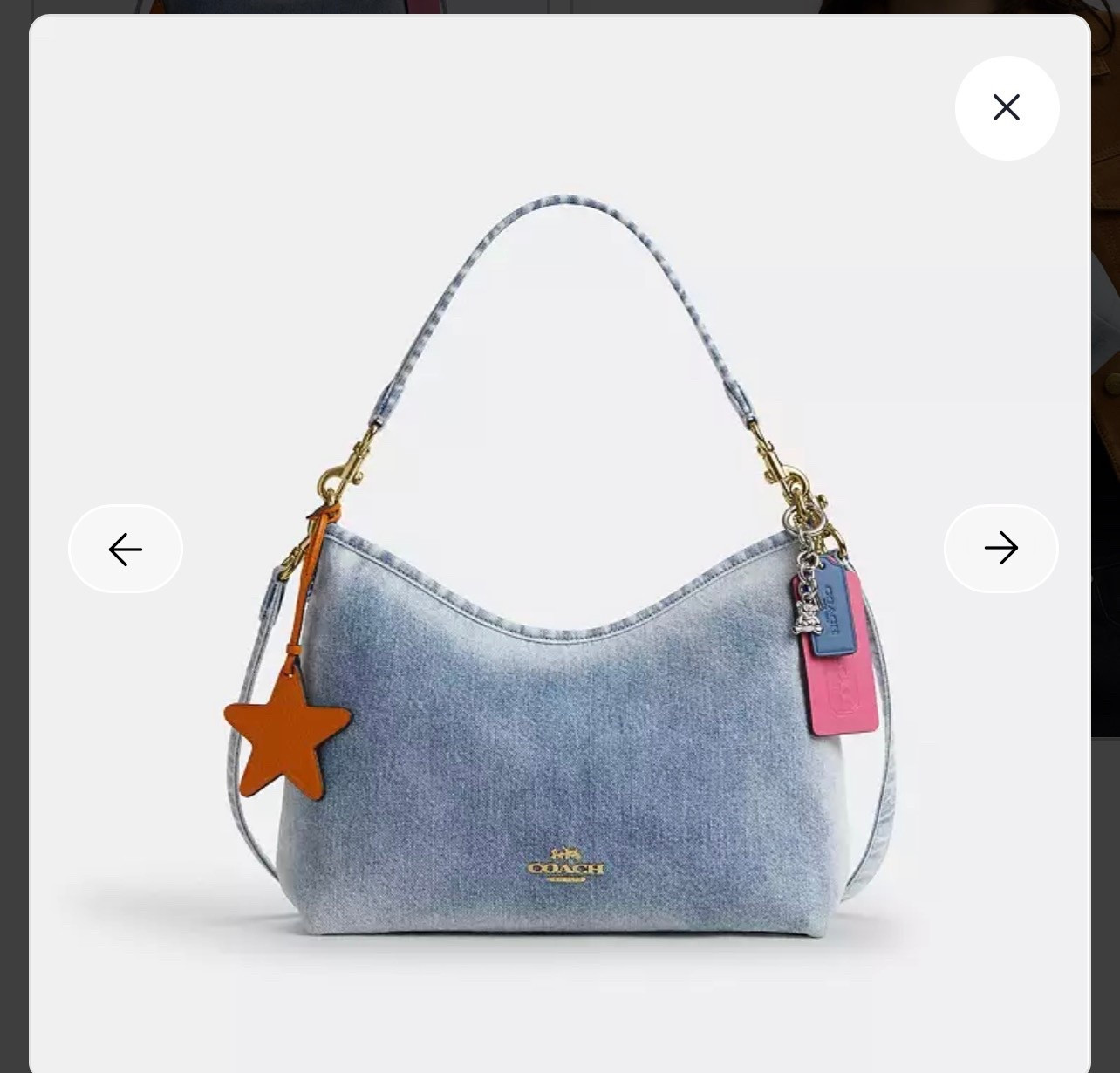 Coach loved denim Laurel restocked 🏃‍♂️‍➡️

#LTKdayinmylife #LTKgrwm #LTKOver40