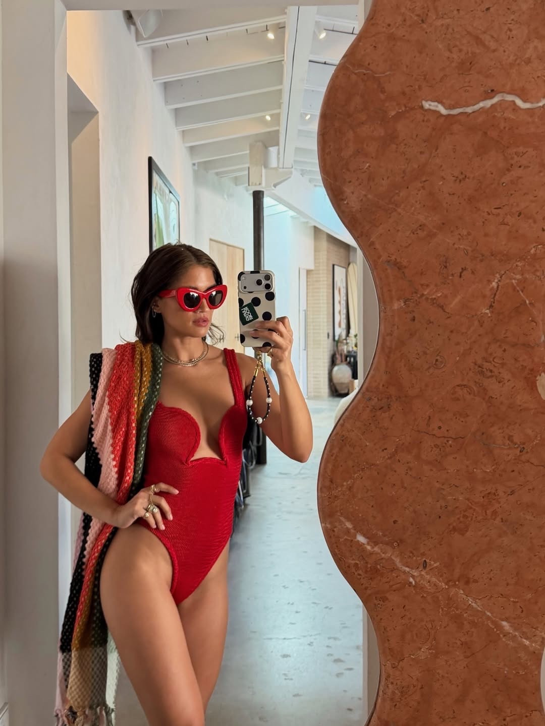 Such a unique neckline on this one piece!

#LTKootd #LTKdayinmylife #LTKgrwm