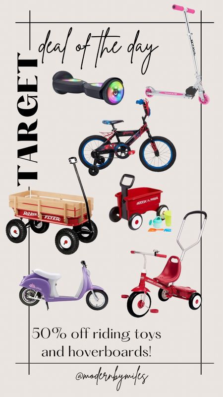 So many great options for your kids of all ages!

Riding toys, hover boards, Schwinn bikes, kids bikes, tricycles 

#LTKfit #LTKkids #LTKsalealert
