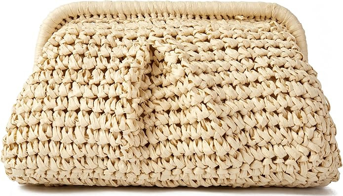 Clutch Purses Cloud Shoulder Bags Evening Dumpling with Ruched Pouch Handbags | Amazon (US)