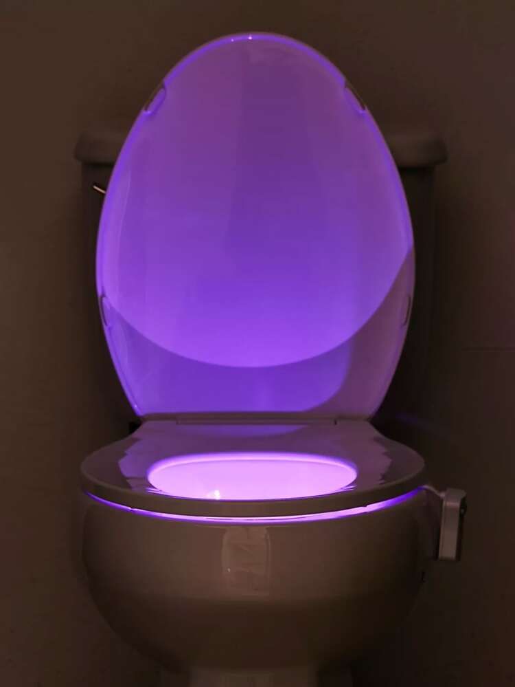 1pc Motion Activated Detection Toilet Night Light | SHEIN