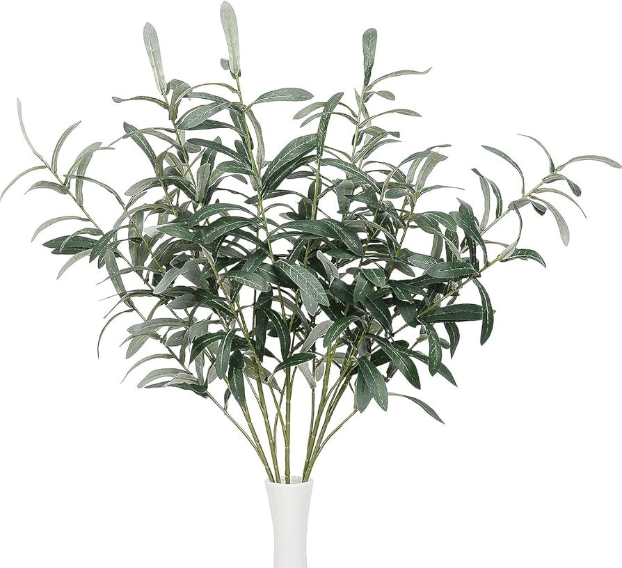 SzJias Artificial Olive Branch Faux Olive Branches for Vases Fake Olive Tree Branches Stems for V... | Amazon (US)