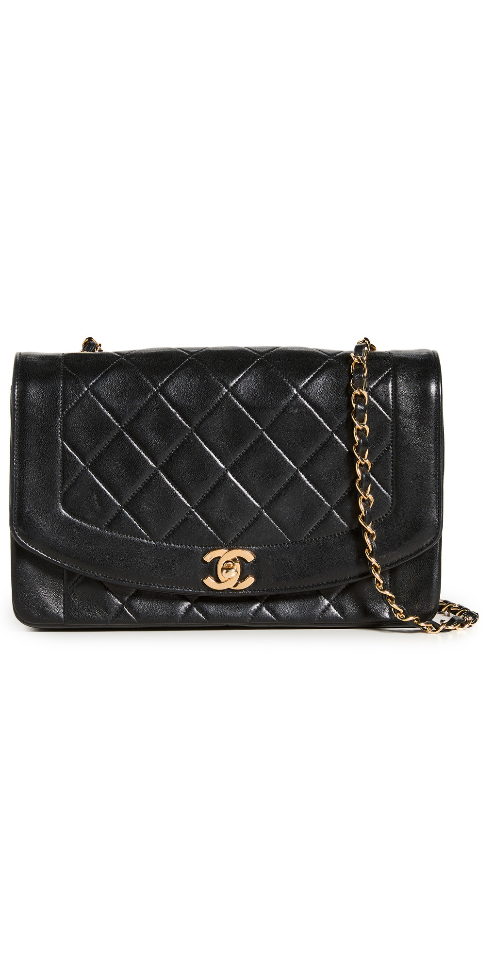 What Goes Around Comes Around Chanel Black Quilted Bag | Shopbop