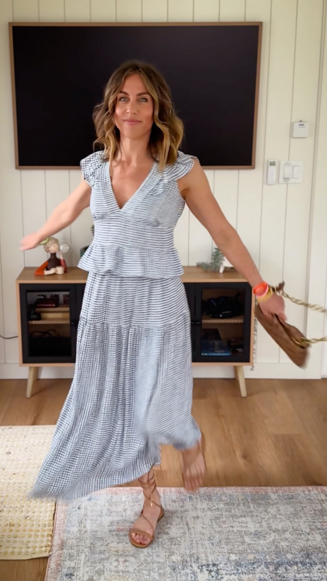 I LOVE a peplum style shirt, gives the illusion of curves if you have a straight body type like mine! This would be such a cute set for a shower or spring wedding. 🌺🪻🌻❤️

#LTKOver40 #LTKSeasonal #LTKWedding