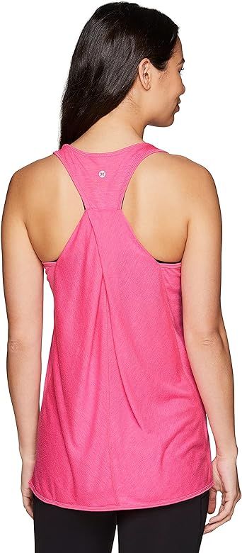 RBX Active Women's Fashion Back Detail Flowy Yoga Tank Top | Amazon (US)