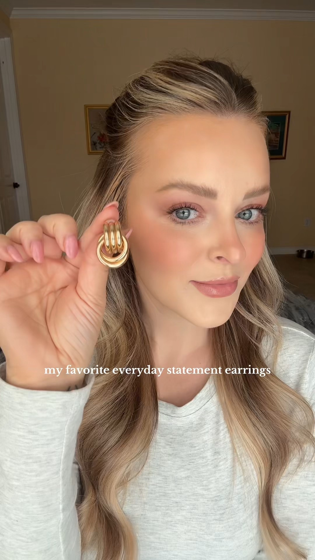 My current roster of my everyday statement earrings ✨