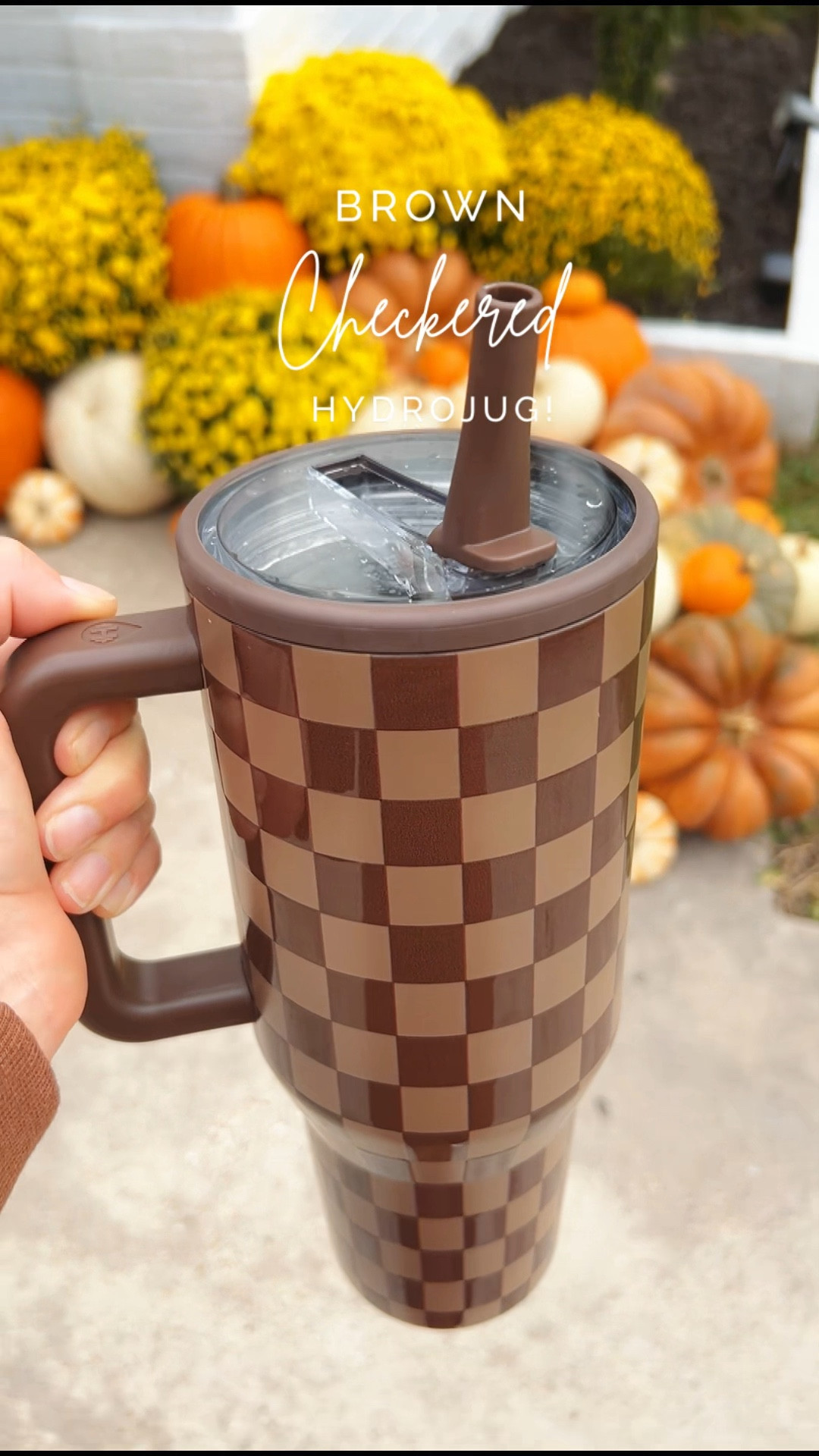 Fall Vibes! Brown Checkered Hydrojug! 

#LTKGiftGuide #LTKHoliday #LTKSeasonal