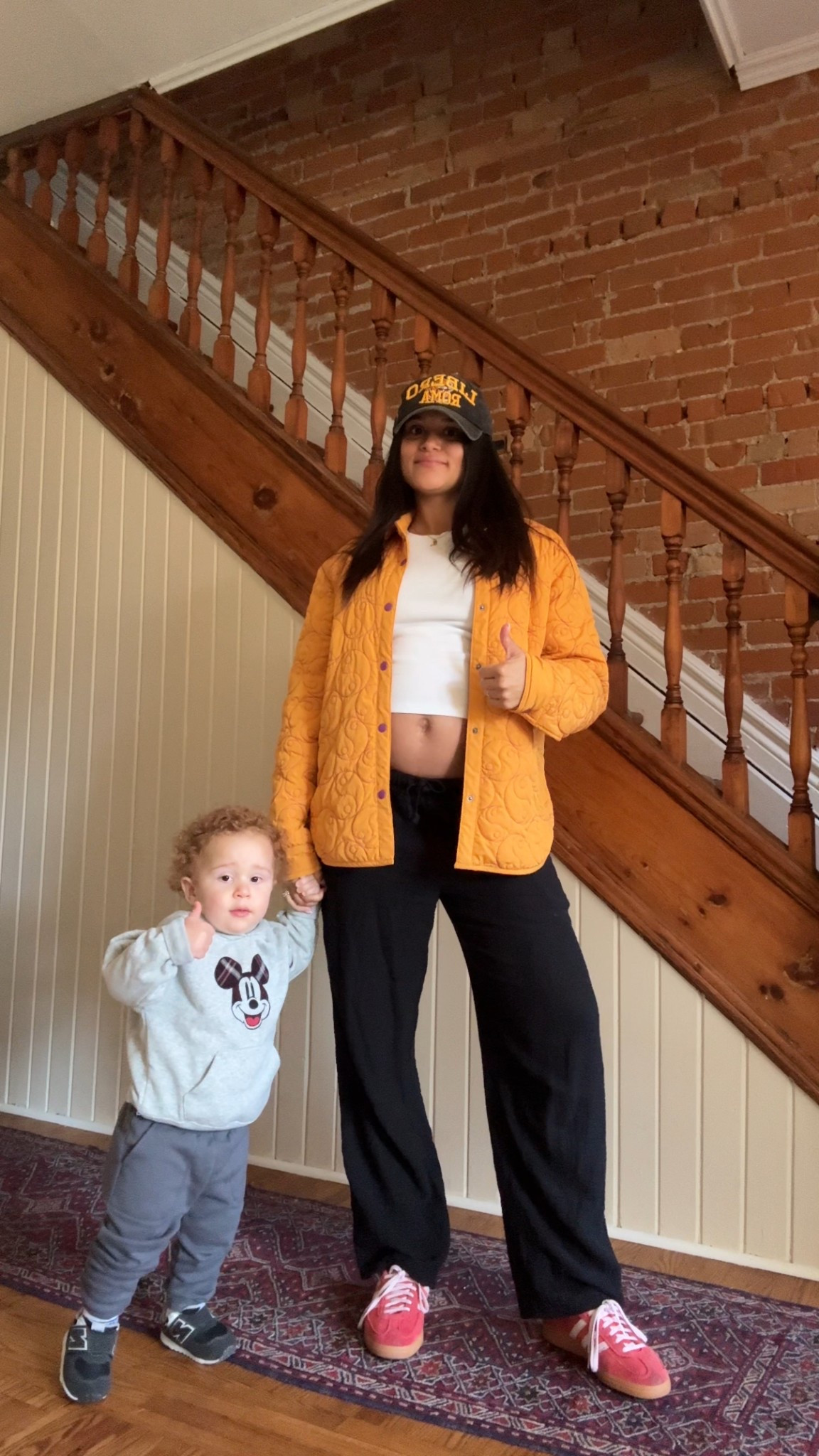 OOTD 25 weeks pregnant toddler mom 

 #LTKmaternity #LTKspring #LTKcanada