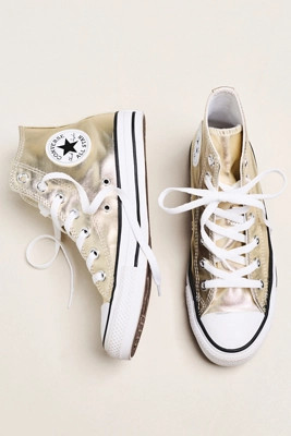 Converse Chuck Taylor Metallic High-Top Sneakers | Anthropologie (US)