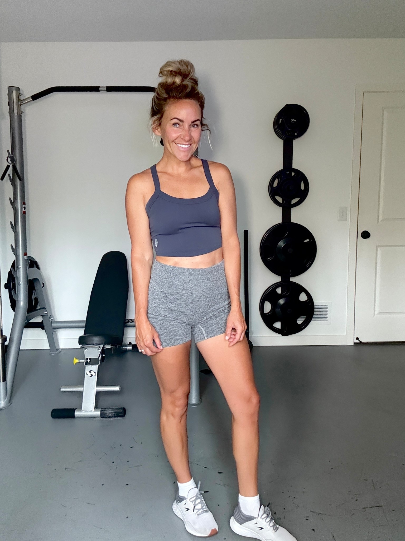 Some of my fav affordable fitness finds! Tank is XS/S and shorts are small! Shoes TTS! 