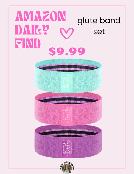 glute band set on sale on amazon for 9.99!!
hurry and grab this deal while it lasts!
i love this set since you get light, medium, and hard all in one set. super convenient!
you can choose your difficulty level depending on your workout!

workout | glute band | amazon | set | active | gym 

#LTKU #LTKfitness #LTKGiftGuide