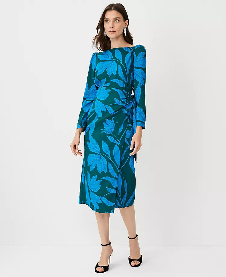 Floral Wrap Sheath Dress | Ann Taylor (US)