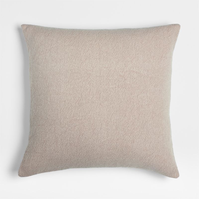 Earl Arnold Cotton 23"x23" Frothy Beige Throw Pillow Cover by Jake Arnold | Crate & Barrel | Crate & Barrel