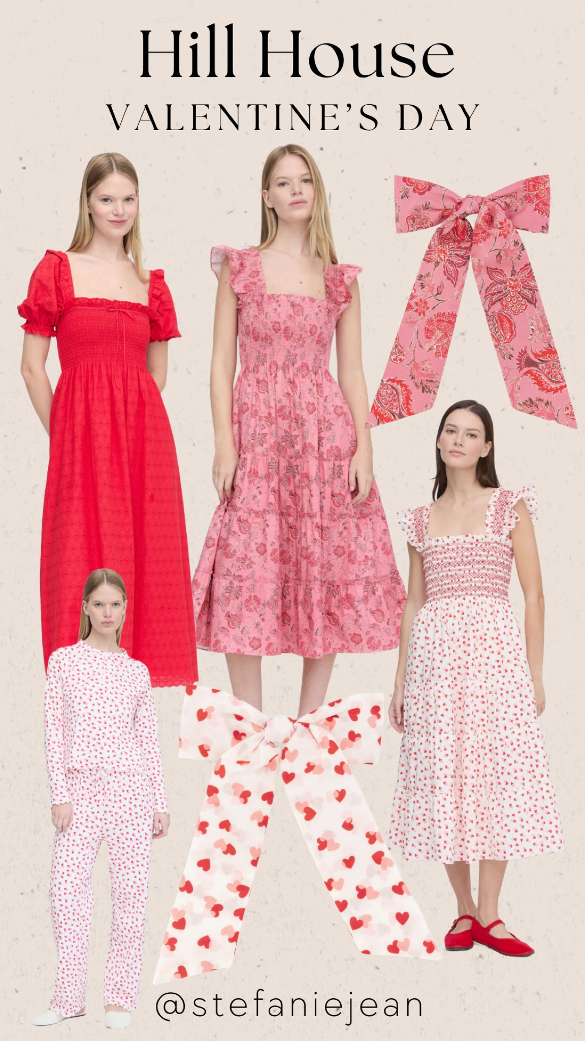 Pink and red dresses and bows for Valentines Day from Hill Housee

#LTKFindsUnder100 #LTKMostLoved #LTKOver40